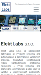 Mobile Screenshot of elektlabs.cz
