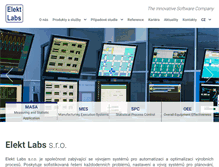 Tablet Screenshot of elektlabs.cz